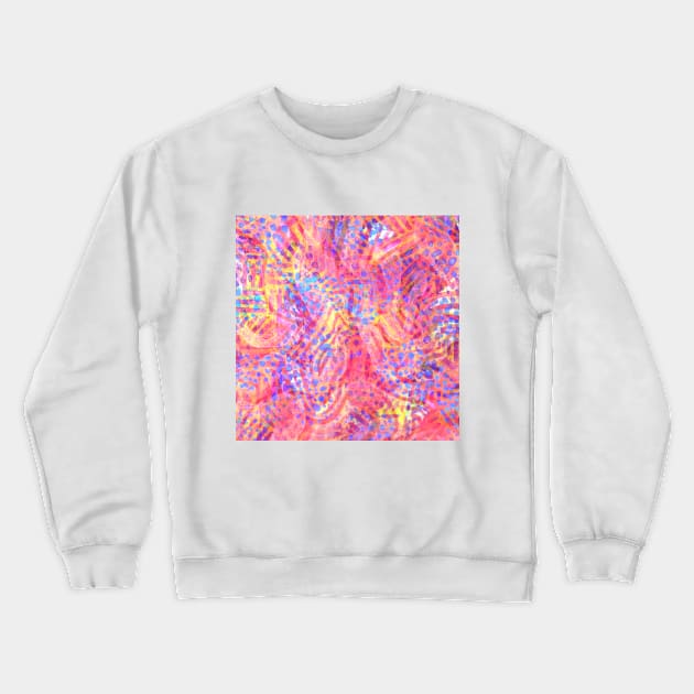 Funky Trip Pattern Crewneck Sweatshirt by O. Rae